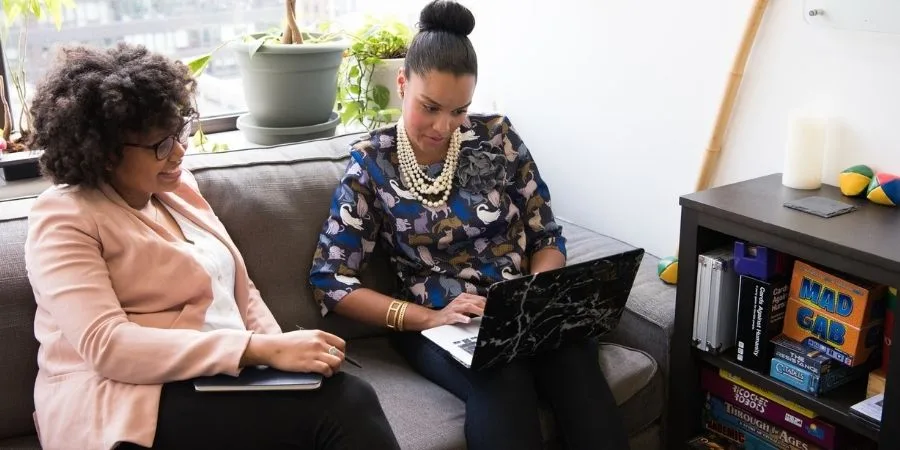 Employee taking advantage of EAP service