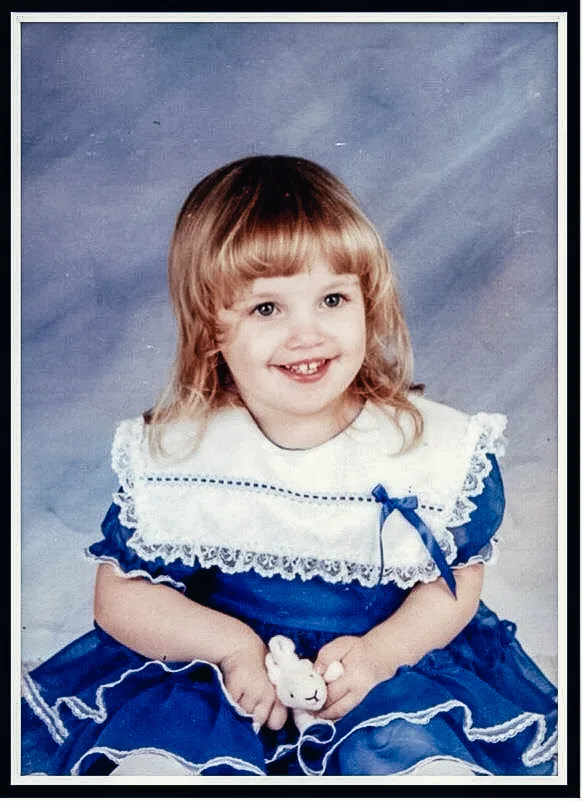 An old photo of Ashley
